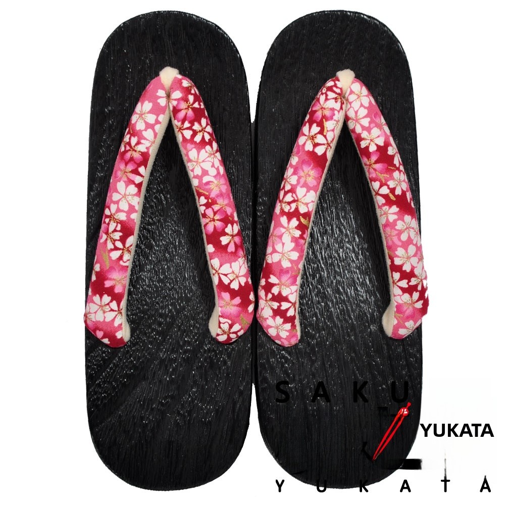 Sakura Yukata Wooden Sandals P - đánh giá và giá Bathrobe