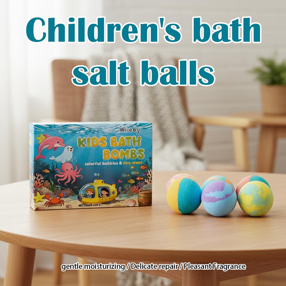 6Pcs Kids Bubble Bath Bombs Se - đánh giá và giá Bath Salts