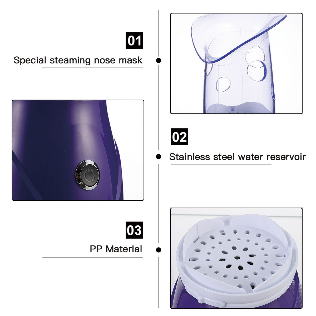 Facial Steamer Nano Face Steam - đánh giá và giá Face Steamer